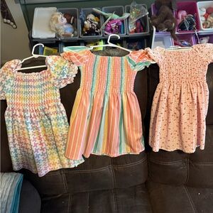 Charming Multicolor Kids Dresses Set